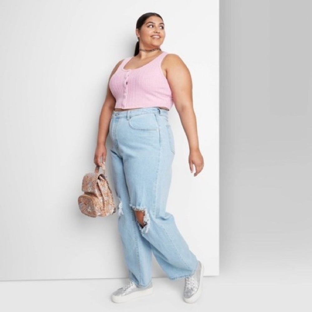 NWOT wild fable plus size highest rise baggy jeans